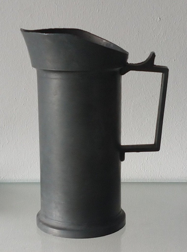 tinnen maatbeker, het teken van Tankard, volgnr 19, Ophalen of Verzenden