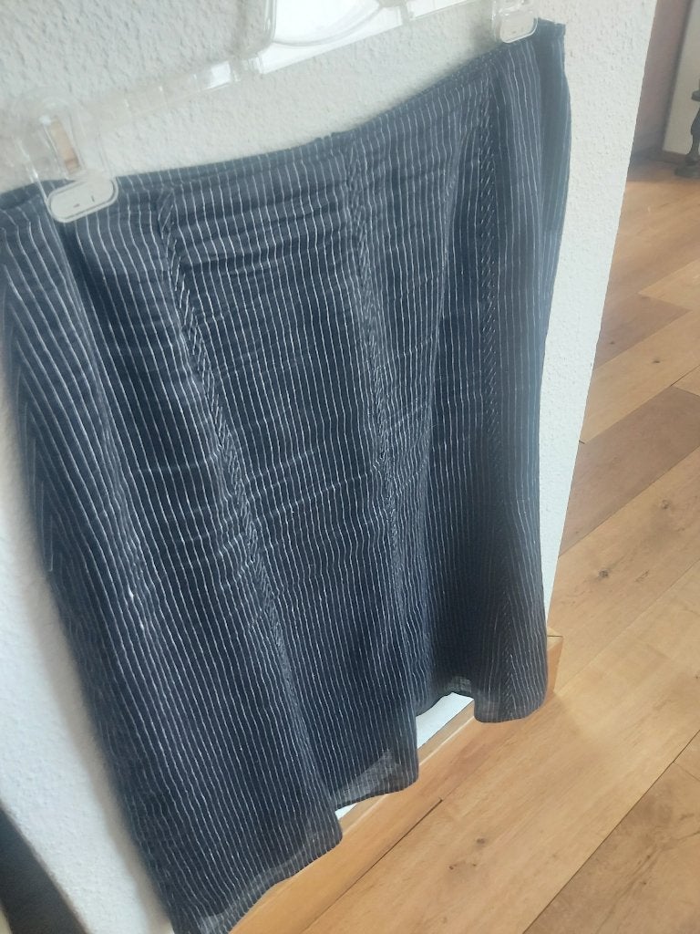 Frank Walder gevoerde rok maat 48, iets uitlopend, Zwart, Maat 46/48 (XL) of groter, Ophalen of Verzenden, Gedragen