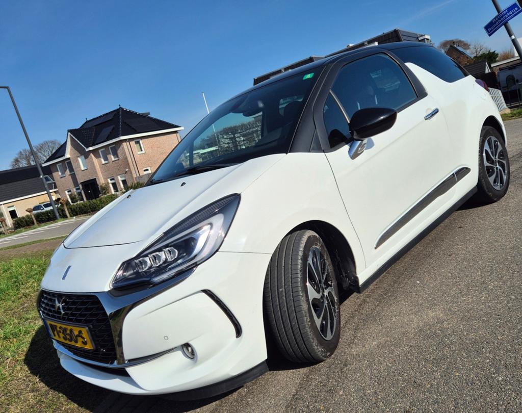 Citroen DS3 1.2 Puretech 82pk Drive Efficiency 2017 Wit, Voorwielaandrijving, 31 €/maand, 1199 cc, Origineel Nederlands
