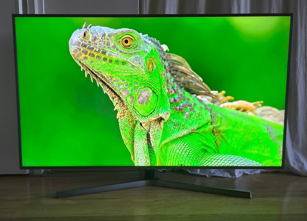 Samsung 55 inch 4K Ultra HD Smart TV, Ophalen, LED, 50 Hz, Zo goed als nieuw