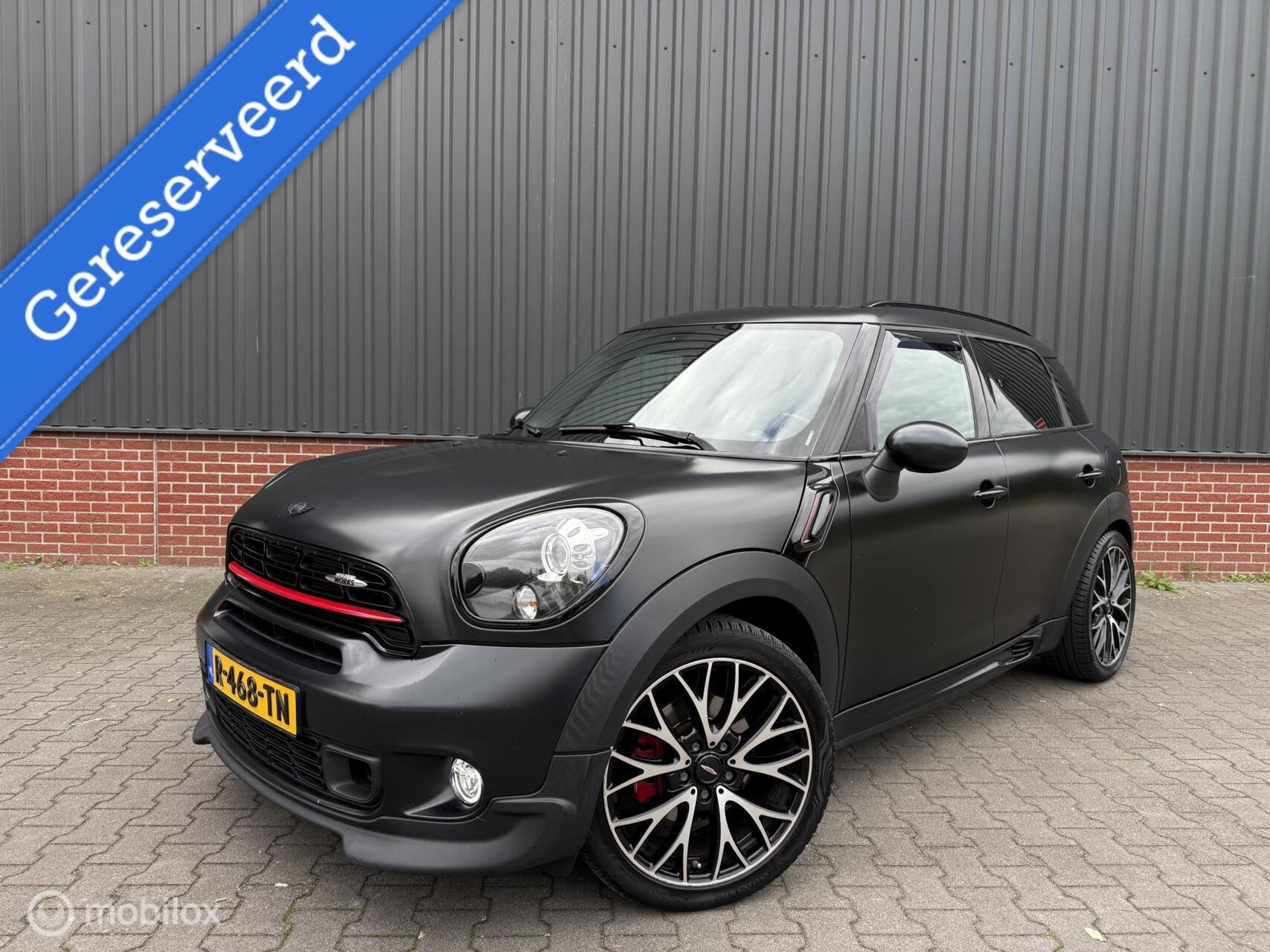 Mini Countryman 1.6 John Cooper Works ALL4 Pano Leer Cruise, Auto's, 1380 kg, Gebruikt, Zwart, Handgeschakeld