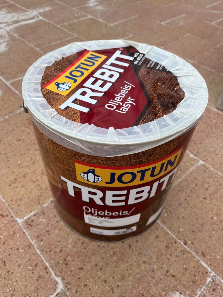 Jotun Oljebeis 10 liter gloednieuw, Ophalen, Zo goed als nieuw, Beits