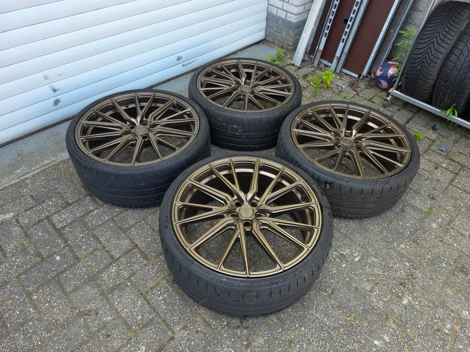 Vossen HF4T 22 inch audi a6 q3 rsq3, Gebruikt, 265 mm, Banden en Velgen, Personenwagen
