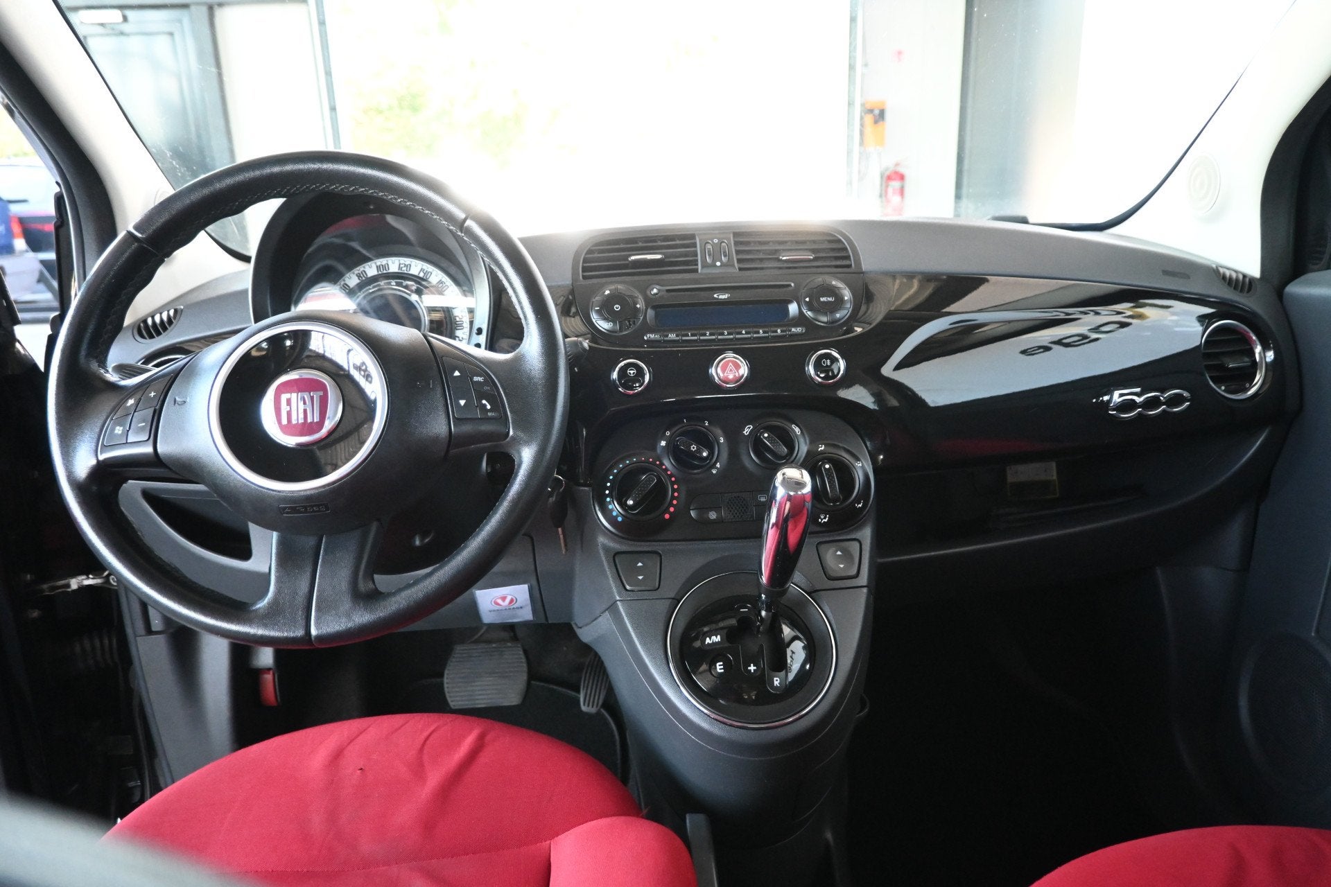 Fiat 500 1.2 Pop Automaat Airco Elektrisch Pakket! All in Pr, Auto's, Fiat, Euro 5, Stof, Gebruikt, 4 cilinders