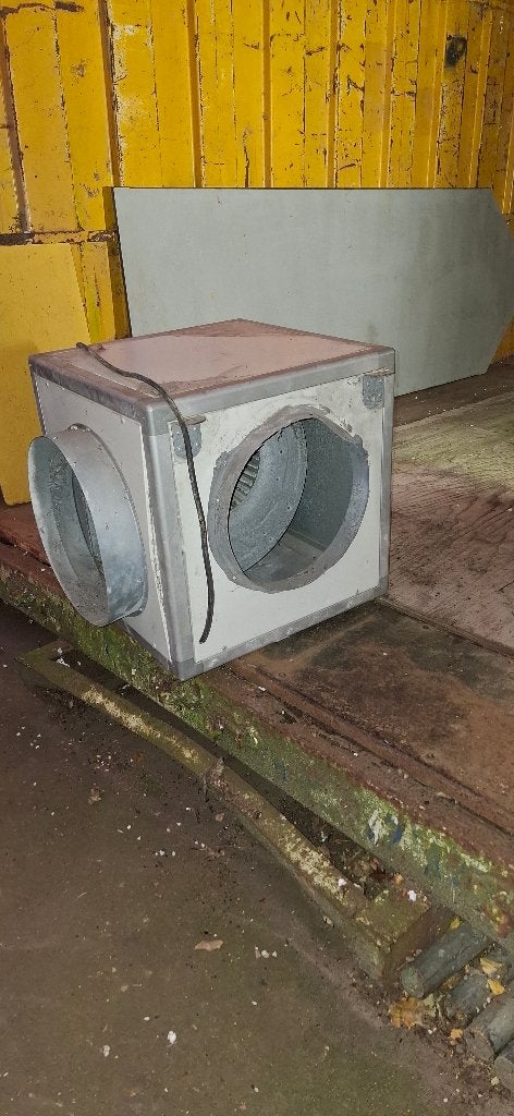 J.E.Stork Air  ventilatiebox, Ophalen of Verzenden, Gebruikt, Ventilator en Afzuiger