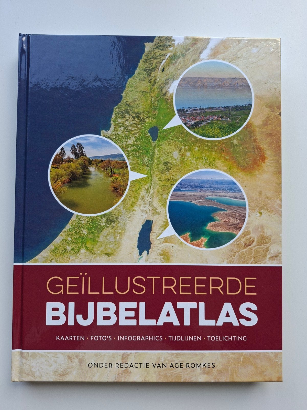 Geïllustreerde Bijbelatlas - Kaarten, Foto's, Infographics, Age Romkes, Nieuw, Ophalen of Verzenden, Christendom | Katholiek