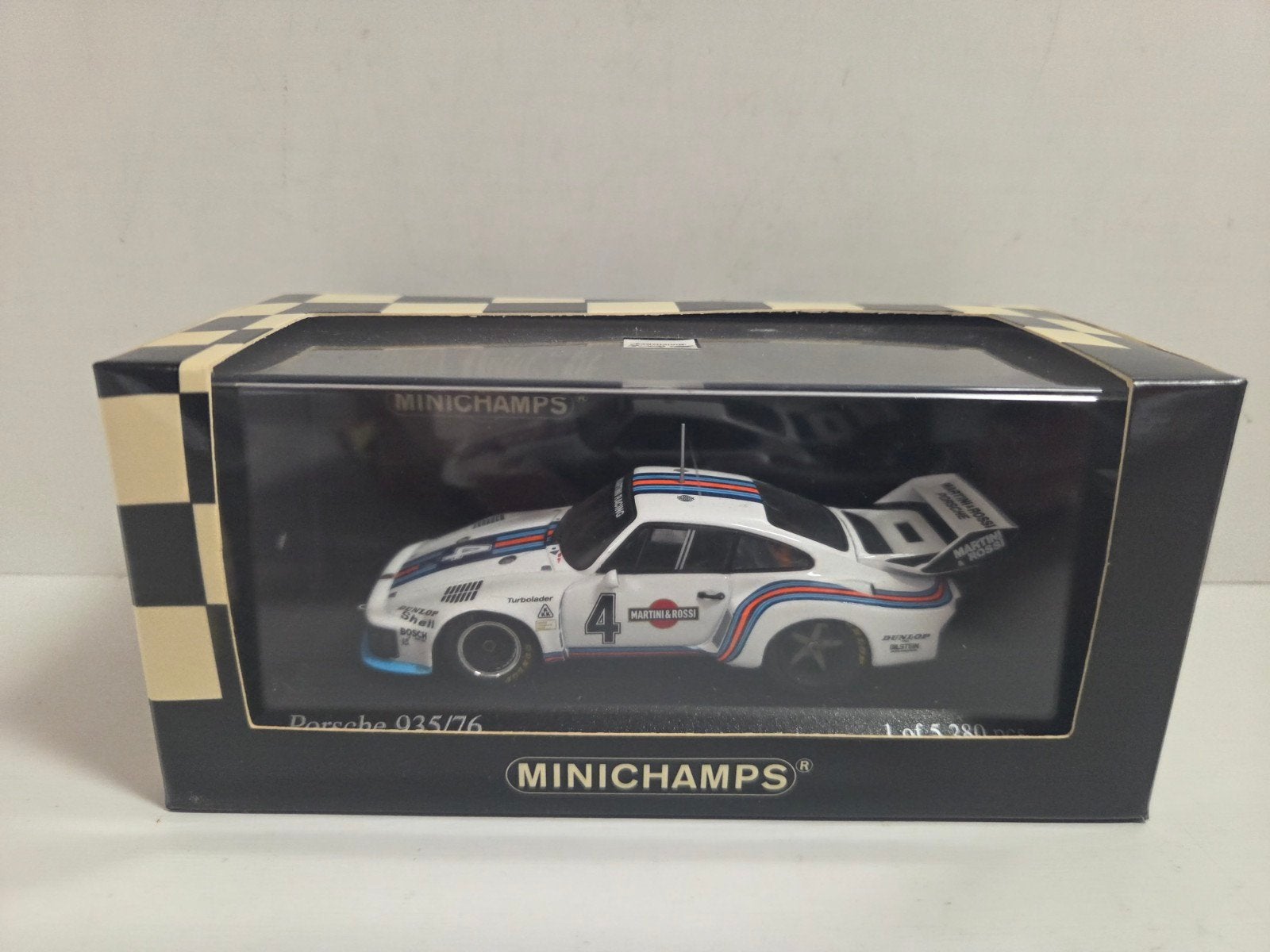Minichamps Porsche 935/76 Martini Racing, Auto, ., Ophalen of Verzenden, Zo goed als nieuw