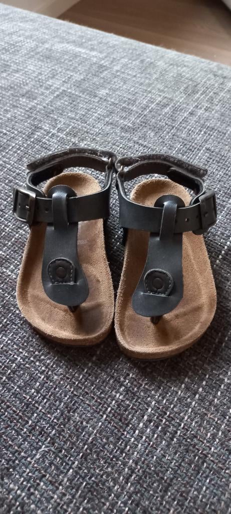 KIPLING SANDAALTJES MT 22  ZWART LEER, Schoentjes, Kipling, Jongetje of Meisje, Ophalen of Verzenden
