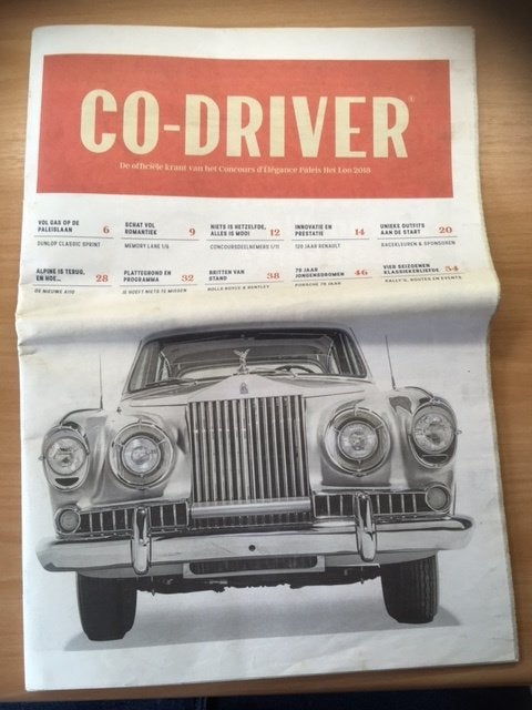 CO-DRIVER Magazine - De officiële krant van het Concours, Gelezen, Algemeen, Diverse auteurs, Ophalen of Verzenden