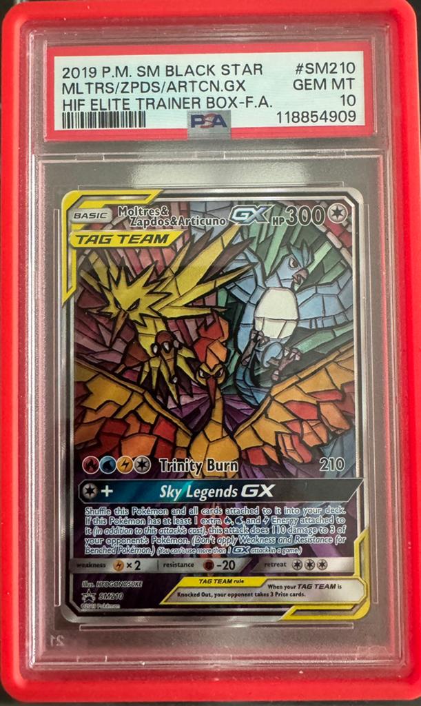 Pokemon Psa 10, Zapdos, Moltres, Articuno, Ophalen of Verzenden, Zo goed als nieuw