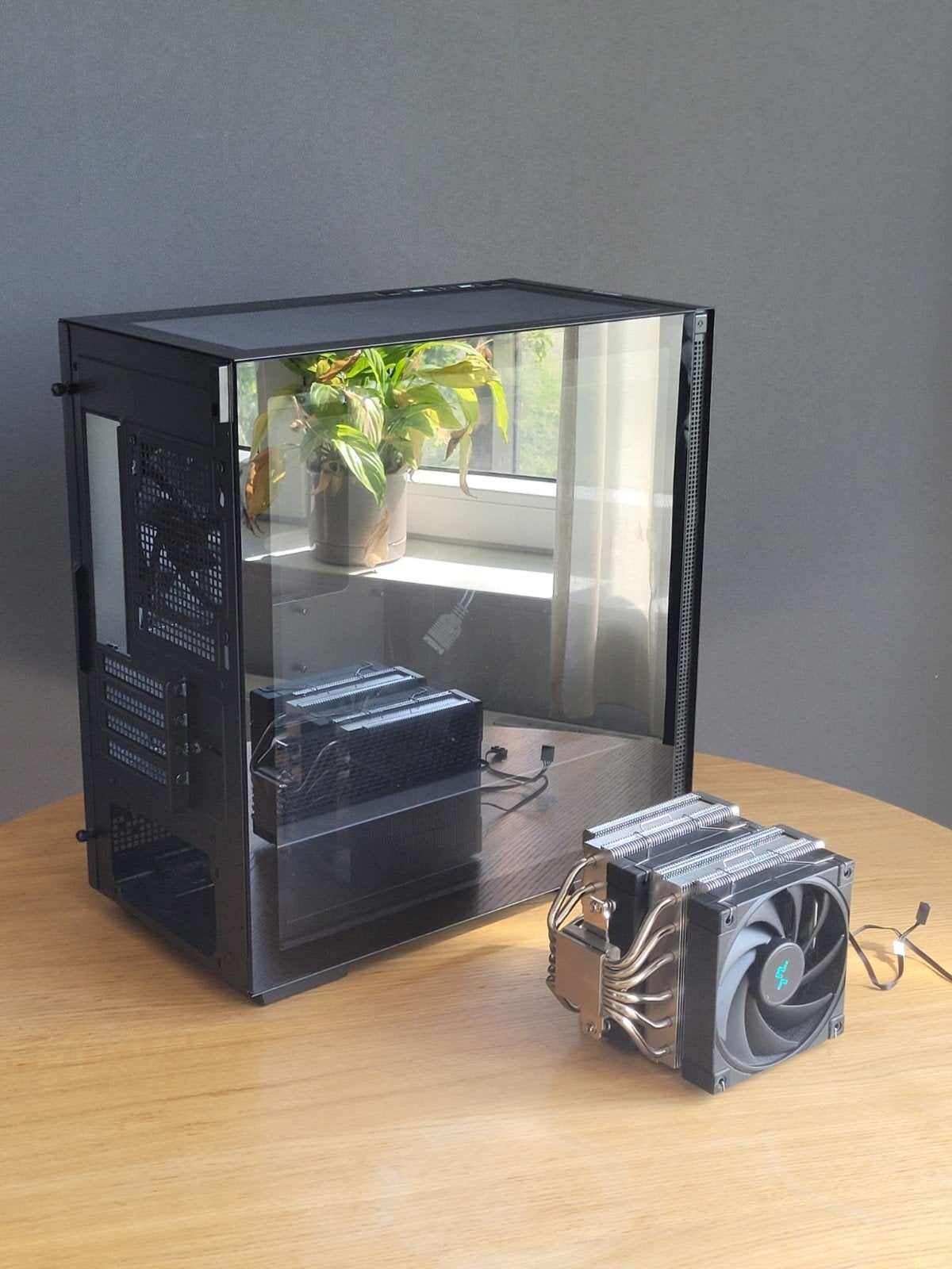 DeepCool CH370 mATX Case + AK620 Cooler + 3x FK120 Fan Combo, Computers en Software, Computerbehuizingen, Ophalen, Gebruikt