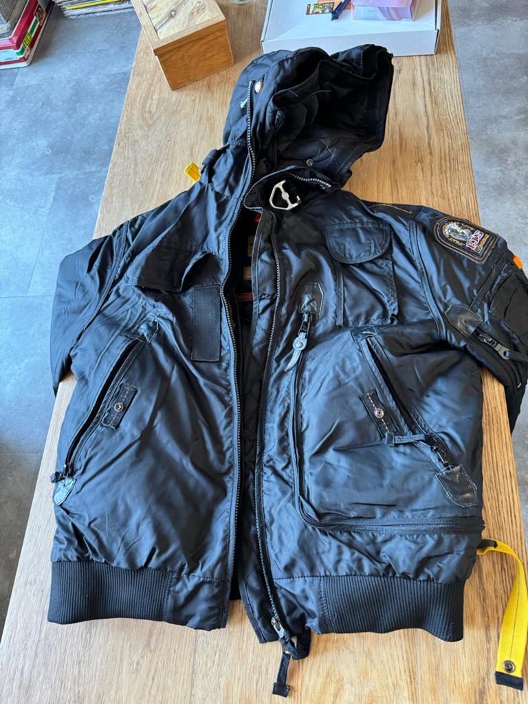 Parajumpers Masterpiece Series Bomberjack Zwart Maat M, Kleding | Heren, Jassen | Winter, Ophalen of Verzenden, Zo goed als nieuw