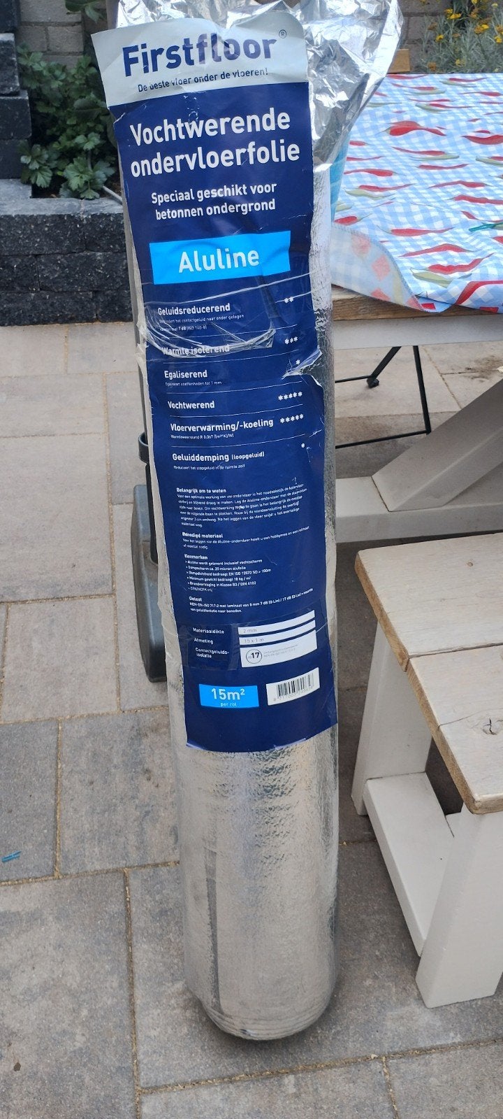 Vochtwerende ondervloerfolie Aluline - Firstfloor, Ophalen, Overige materialen, 30 cm of meer, 50 tot 150 cm