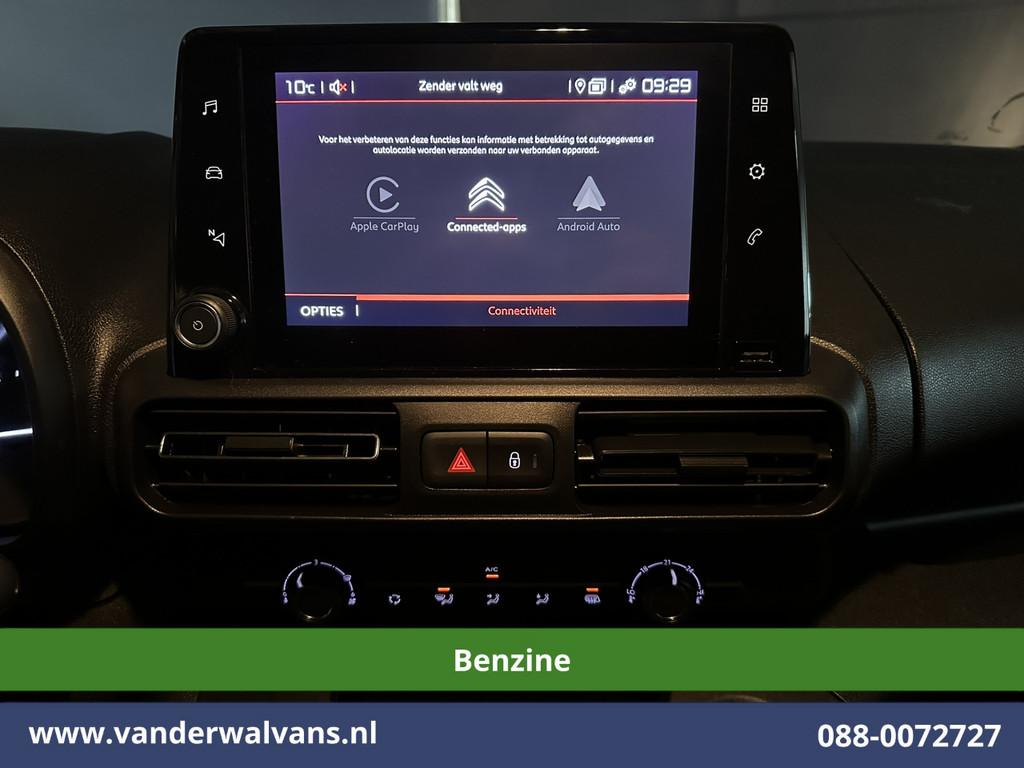Citroën Berlingo 1.2PureTech 111pk Benzine L1H1 Euro6 Airco, Auto's, Bestelauto's, Voorwielaandrijving, Gebruikt, 1199 cc, Citroën
