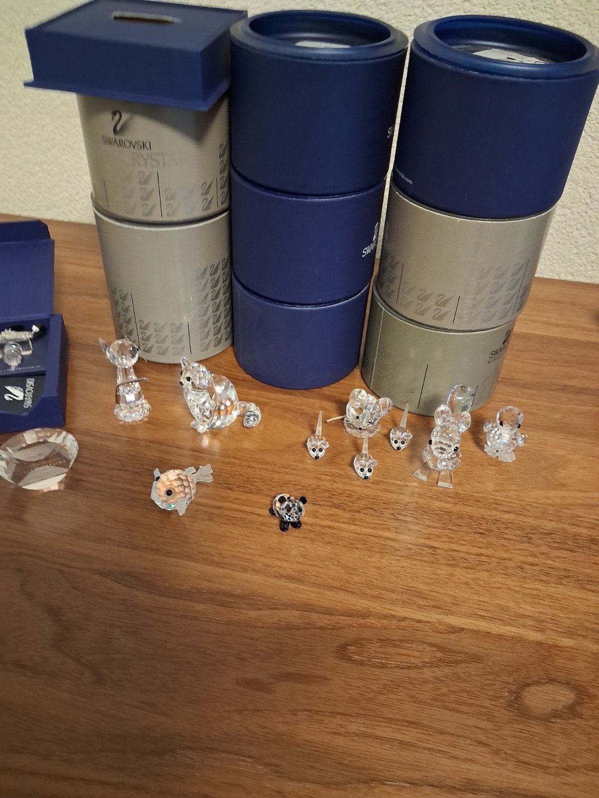 Swarovski Kristallen Beeldjes Collectie met Dozen, Verzamelen, Ophalen of Verzenden, Zo goed als nieuw, Figuurtje