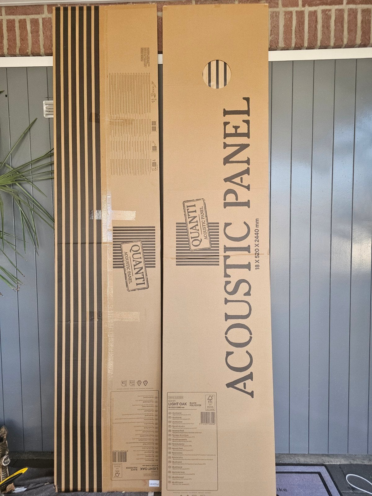 Akoestische wandpanelen, Light Oak, NIEUW, Huis en Inrichting, Woonaccessoires | Kamerschermen, Ophalen, Nieuw