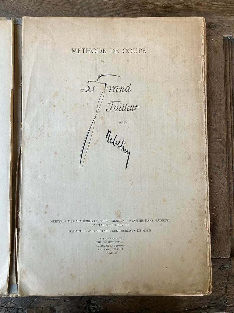 Methode de Coupe - Le Grand Tailleur door Nebeling, ca. 1910, Ophalen of Verzenden