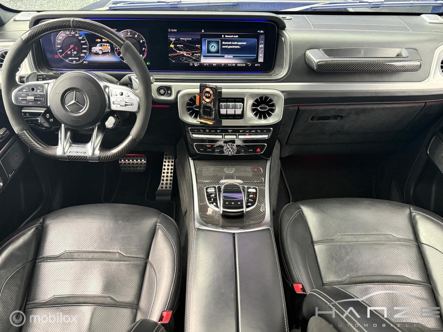 Mercedes G63 BRABUS 800|Pano|Carbon|360°|Alcantara|Widebody, Automaat, G-Klasse, Zwart, Leder