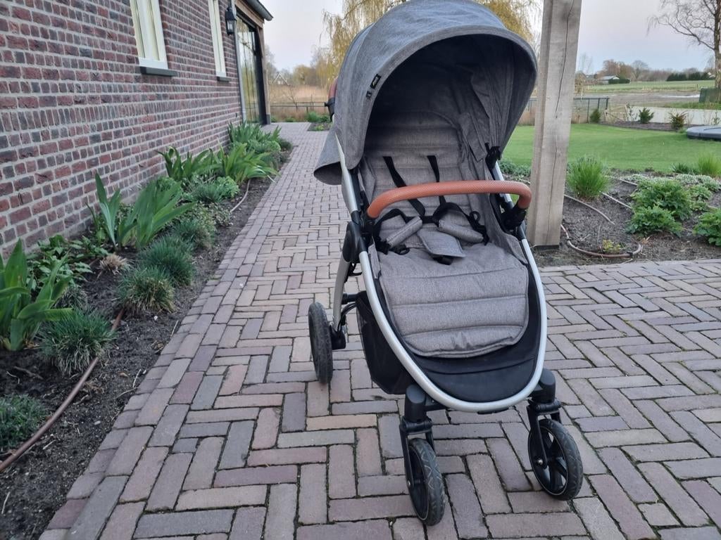 Hauck Uptown Buggy - Grijs, met ligstand, Ophalen of Verzenden