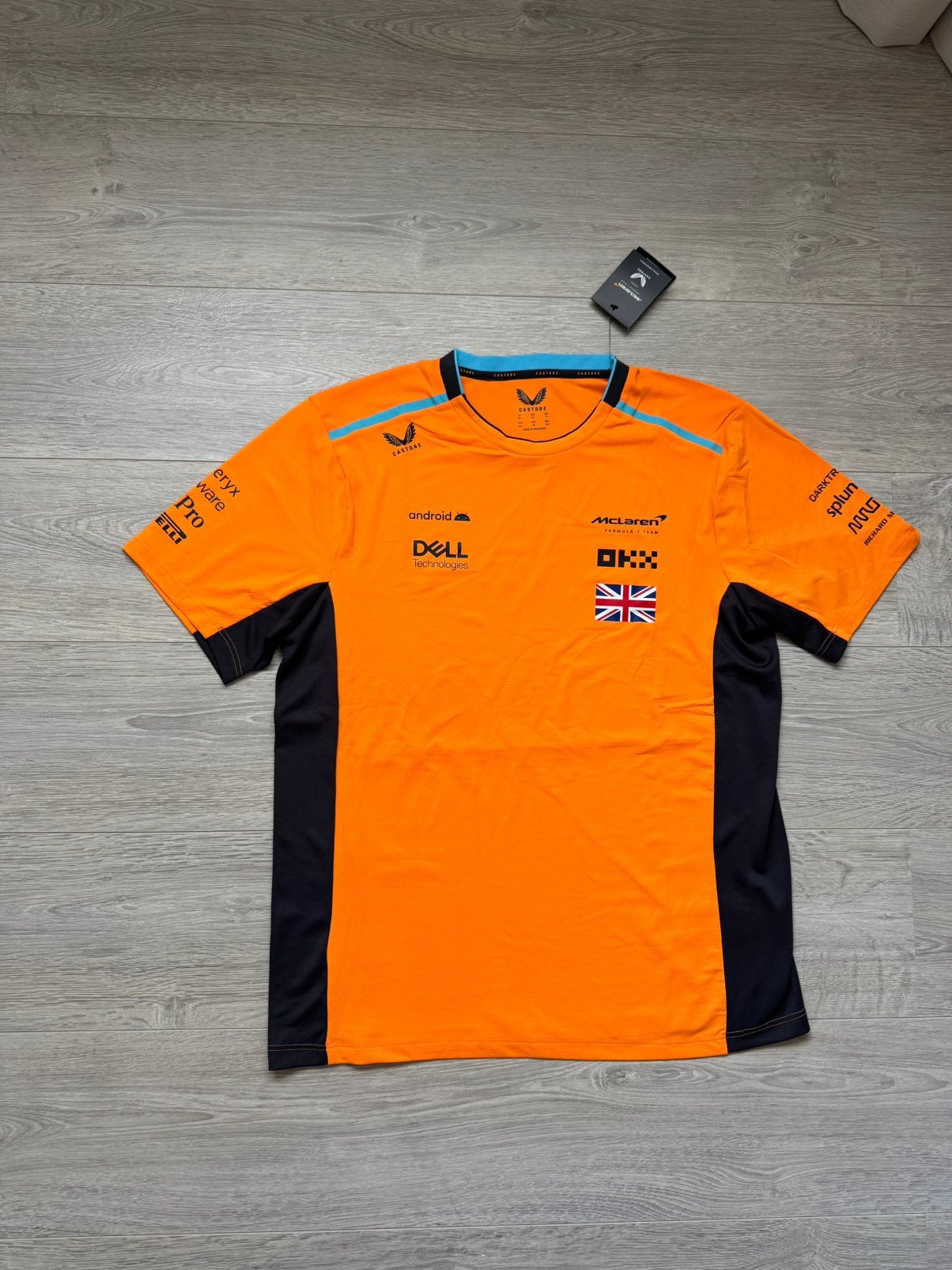 McLaren T-Shirt Lando Norris maat XL, Overige typen, Oranje, Ophalen of Verzenden, Maat 56/58 (XL)