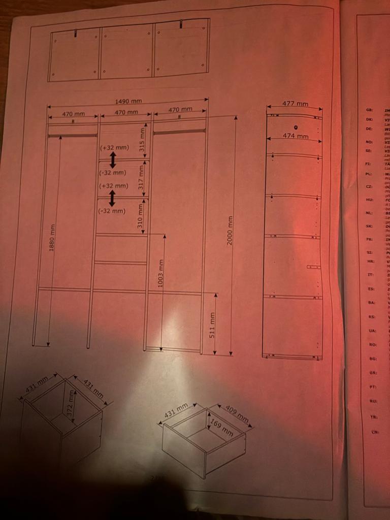 JYSK Kledingkast Nautrup & Dressoir Tapdrup Light Oak, Huis en Inrichting, Gebruikt, 100 tot 150 cm, Ophalen of Verzenden, Met lade(s)