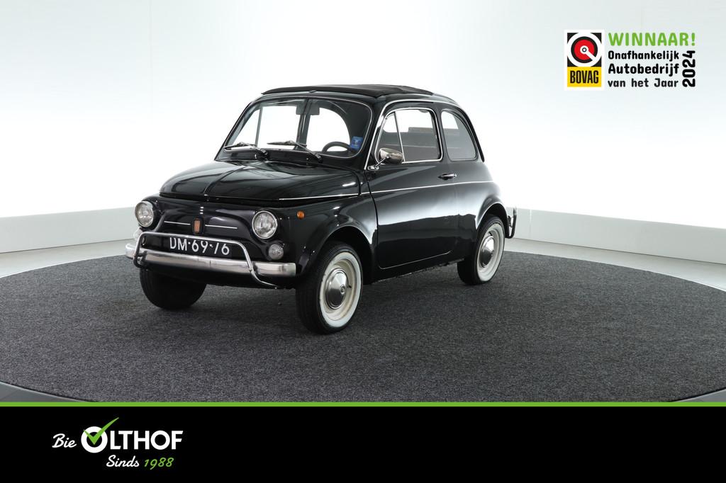 Fiat 500 Bambino | NIEUWE MOTOR | (bj 1970), Auto's, 594 cc, Zwart, Bedrijf, Handgeschakeld