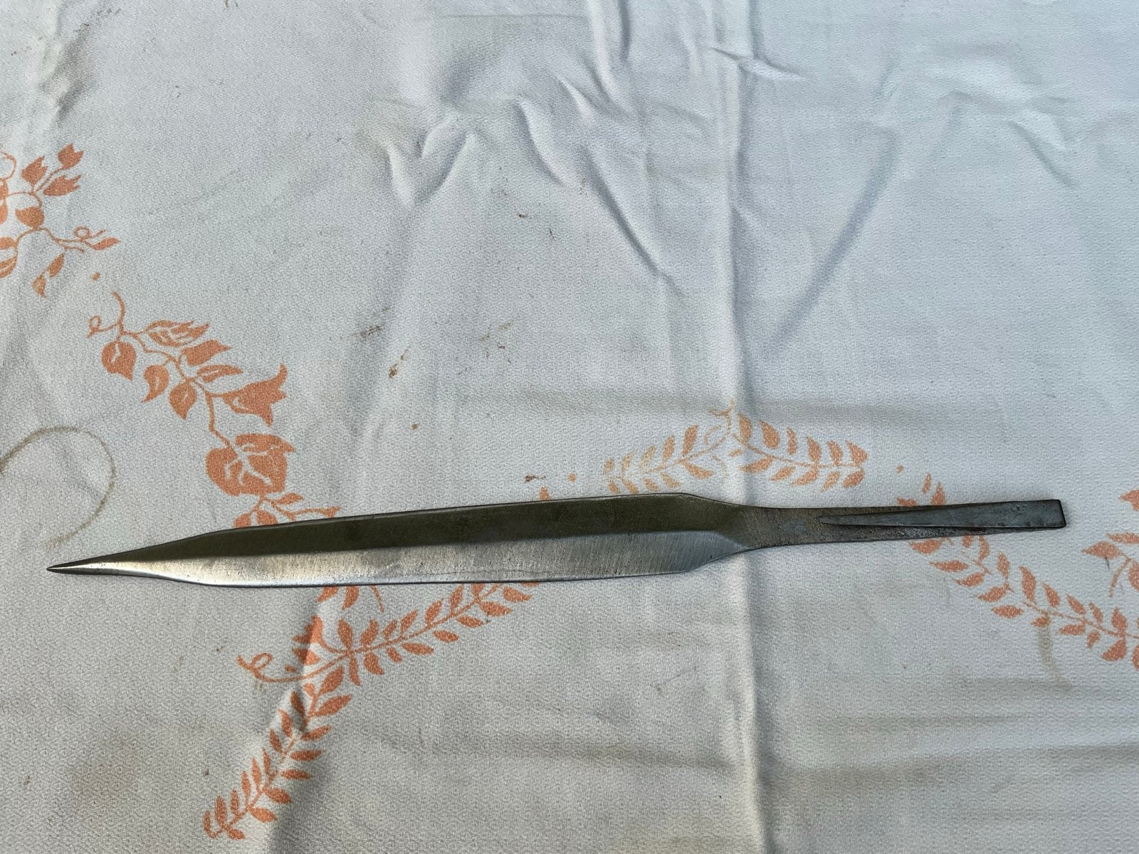 Vintage Speerpunt - Decoratief of voor Re-enactment, Antiek en Kunst, Ophalen of Verzenden