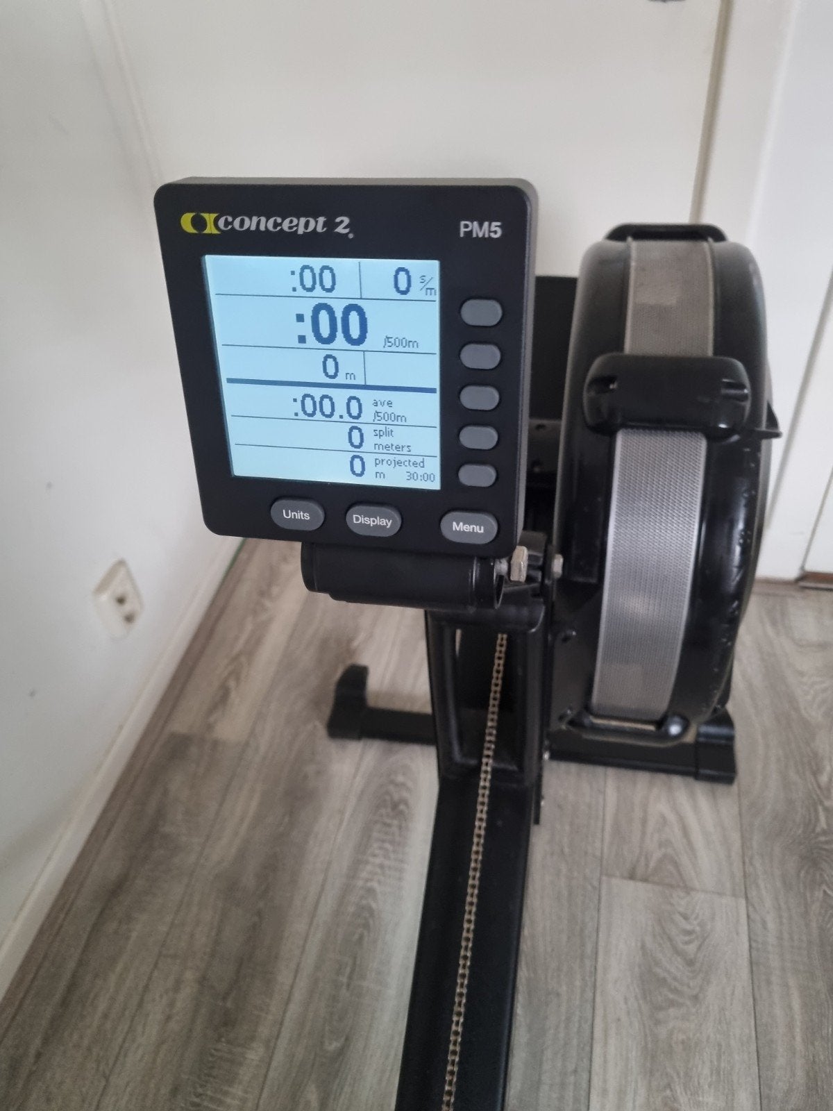 Concept2 Roeimachine met PM5 Monitor, Ophalen