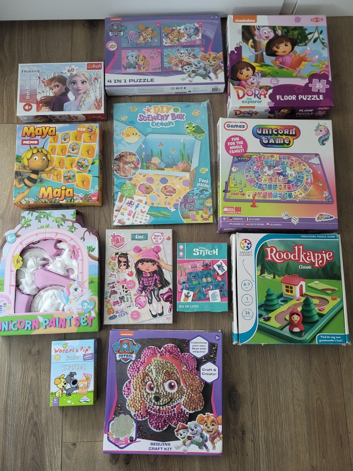 heel veel spelletjes, puzzels en knutselsets, Ophalen of Verzenden, Zo goed als nieuw, Jongen of Meisje