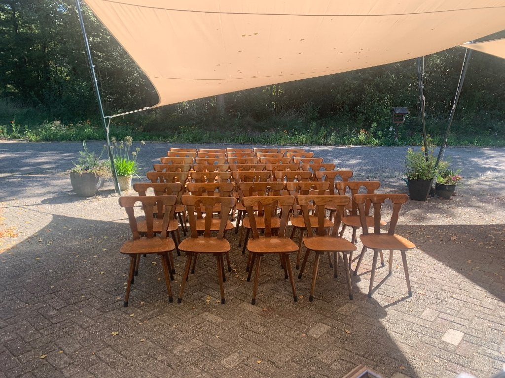 Beuken hout | cafe stoel | Bombay | 12 stuks, Ophalen, ;, Gebruikt, Bruin