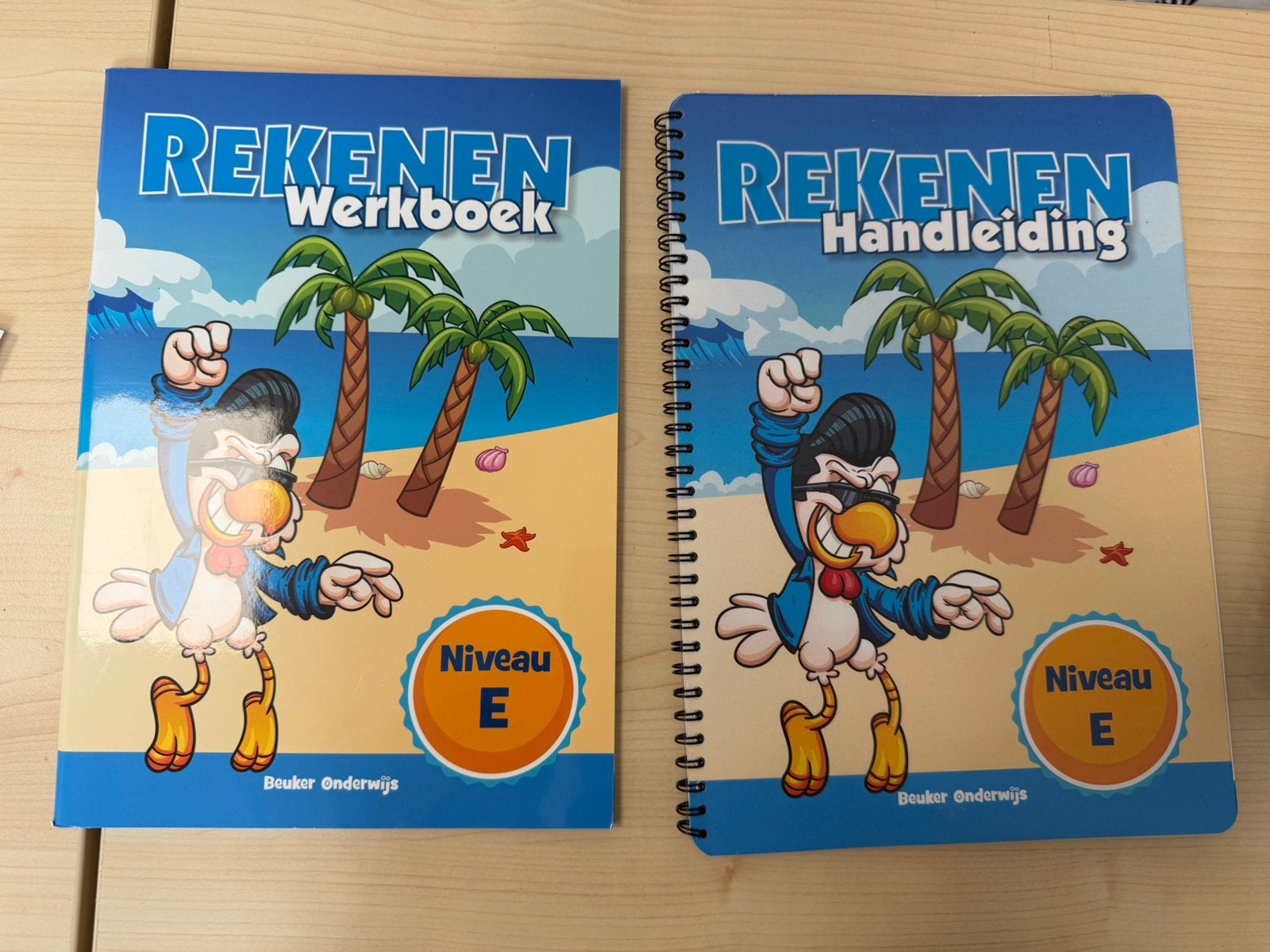 Rekenen handleiding en werkboek Beuker Onderwijs, Verzenden, Zo goed als nieuw