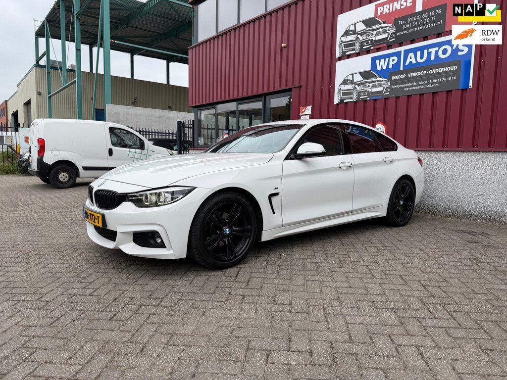 BMW 4-serie Gran Coupé 418i|NAP|M PAKKET|ALS NIEUW|, Gebruikt, Euro 6, Wit, 3 cilinders