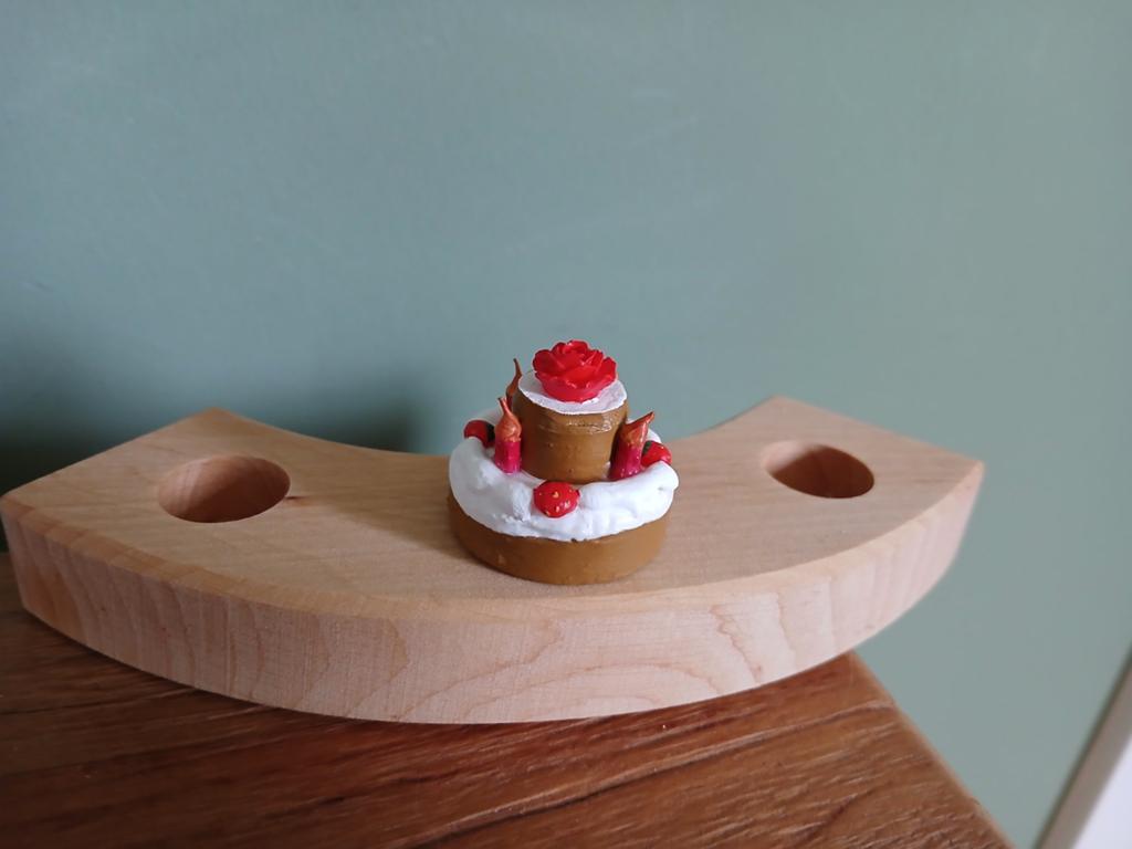 Jaarring steker houten taart, Ophalen of Verzenden