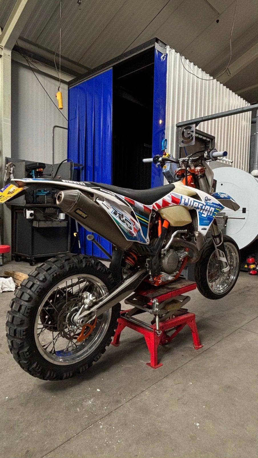 KTM 450 EXC Six-Days, 450 cc, Sportuitlaat, Occasion, Particulier