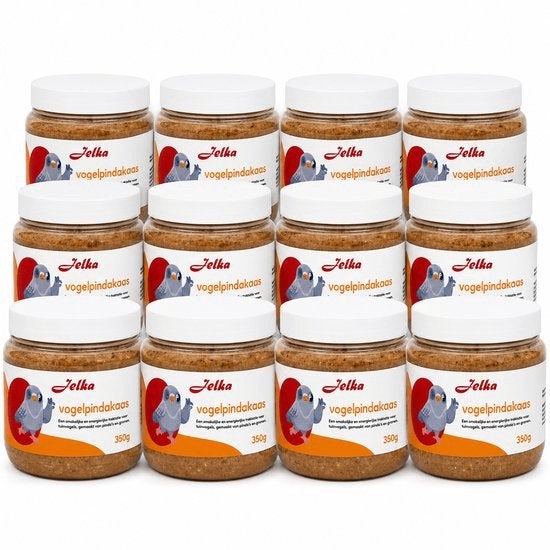Jelka Vogelpindakaas – 12  350 gram, Ophalen of Verzenden, Vogel