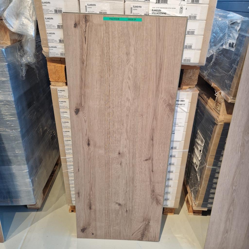 Direct ophalen |PVC laminaat klik | Elandura Wood| Utrecht, Huis en Inrichting, Stoffering | Vloerbedekking, 75 m² of meer, Grijs