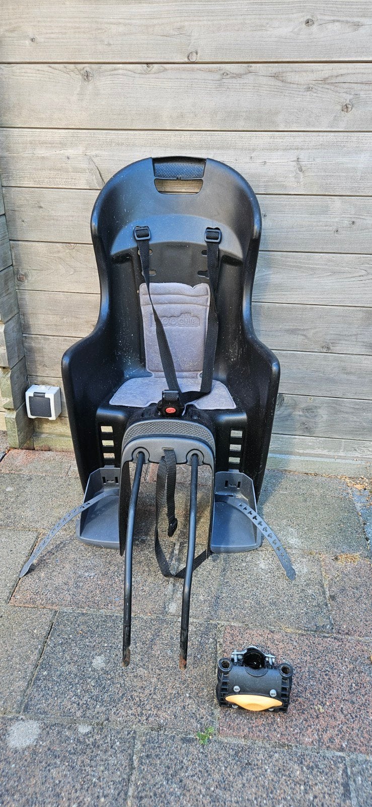 Polisport Boodie Fietsstoeltje Achterop - Gebruikt, Fietsen en Brommers, Ophalen, Achterzitje, 9 t/m 18 kg, Polisport