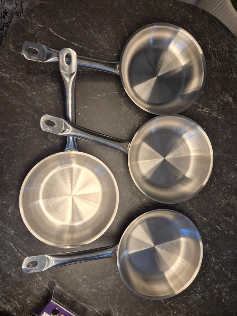 Stainless Steel pannen Nieuw, Ophalen, Nieuw, Rvs, Pannenset