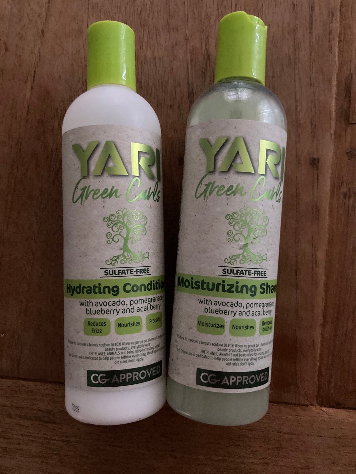 Yari green curls, Ophalen of Verzenden, Zo goed als nieuw, Shampoo of Conditioner
