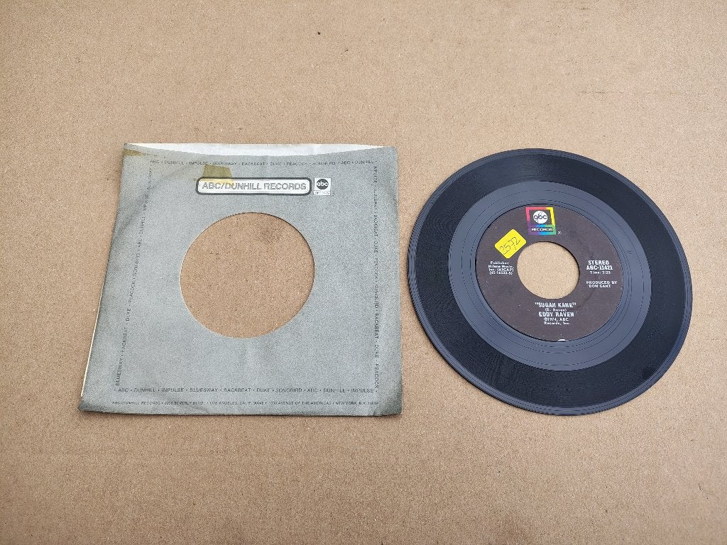 Single: Eddy Raven - Sugah Kane (1974) USA, Verzenden, Gebruikt, 7 inch, Pop