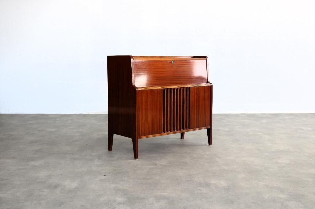 vintage audiomeubel | radio | jaren 50 | Philips, Ophalen of Verzenden