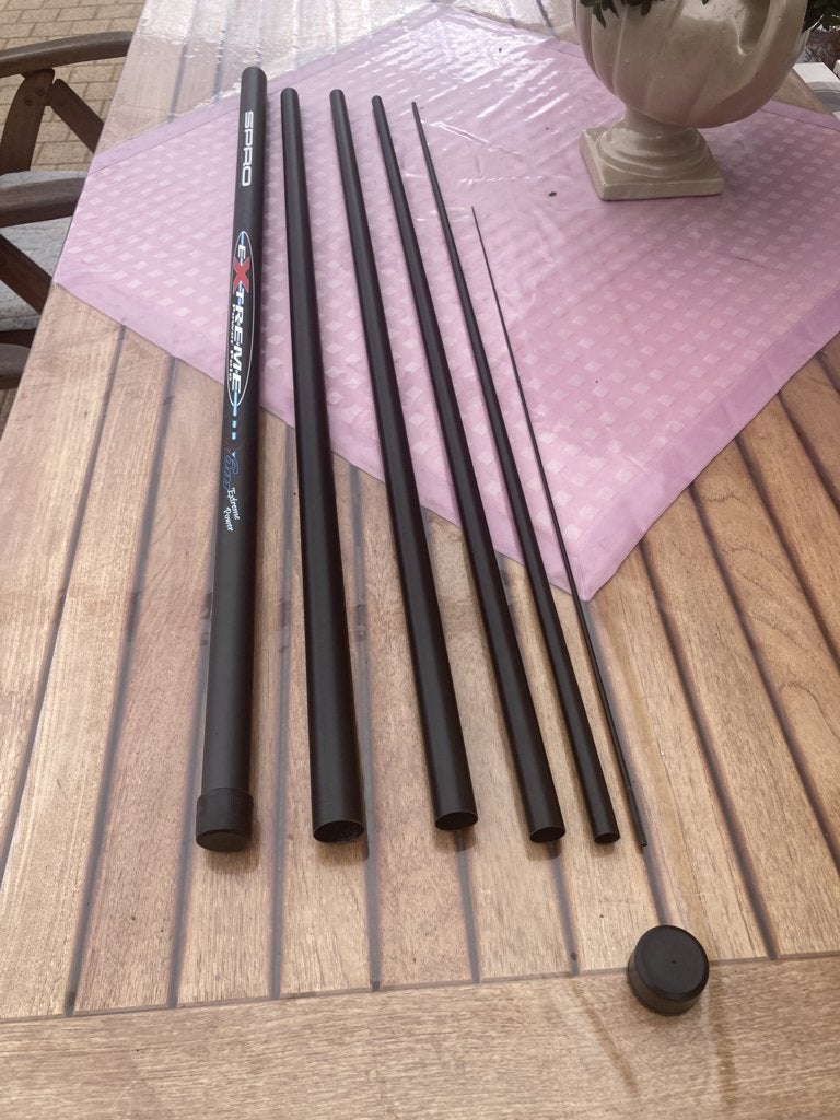 Te Koop SPRO Hengel 6 meter EXTREME POWER POLE, Ophalen, Zo goed als nieuw, Vaste hengel
