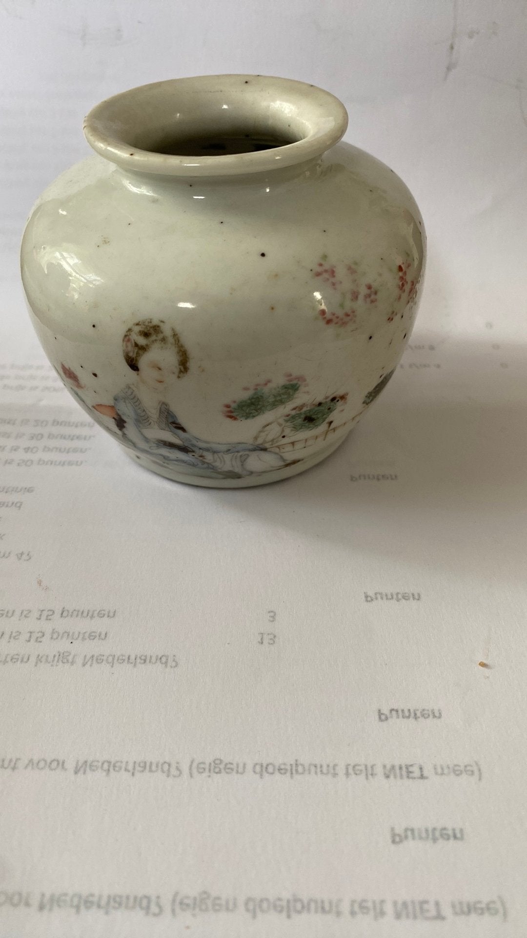 Mooi oud chinees potje in goede staat, Ophalen of Verzenden