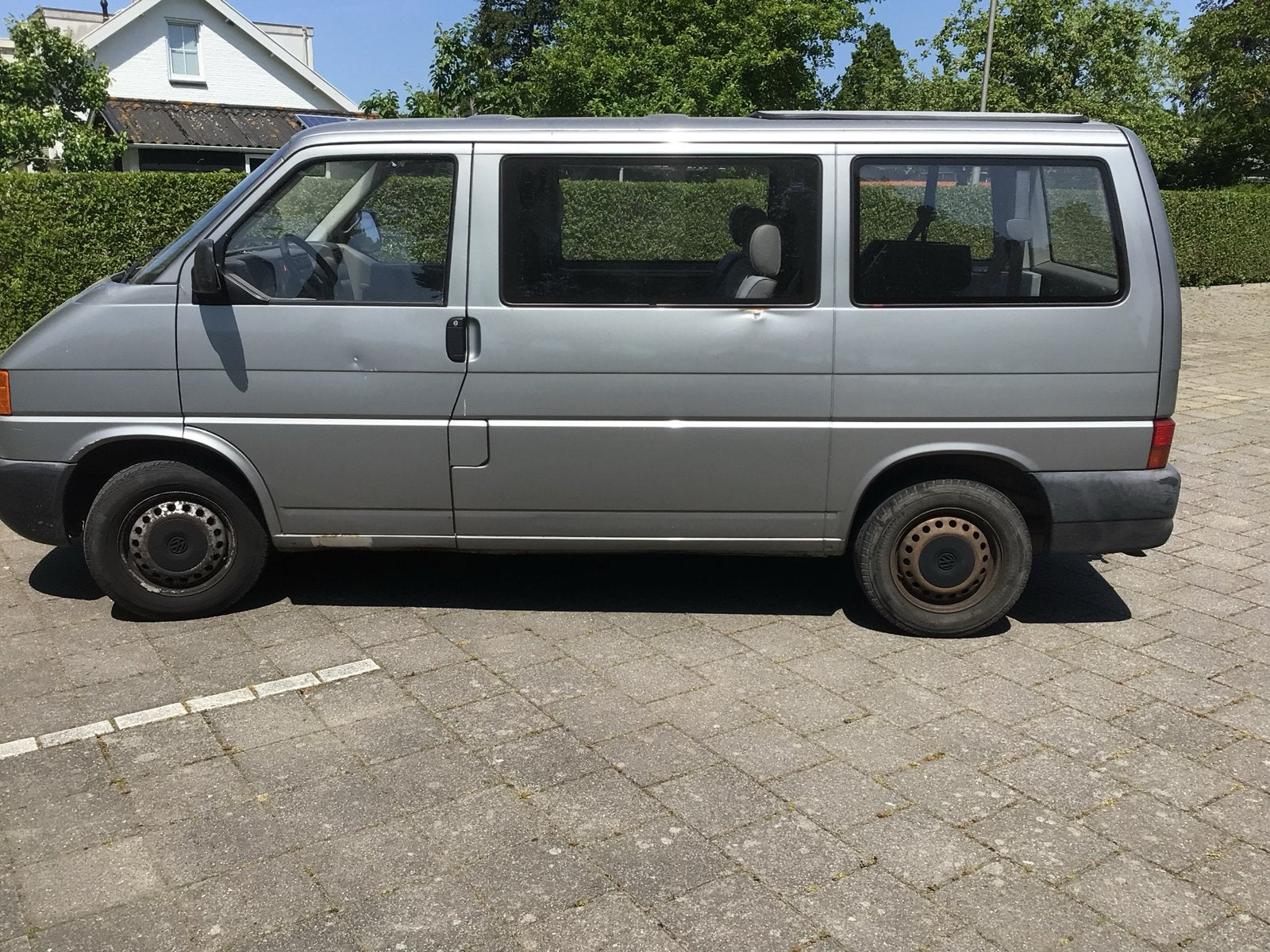 Volkswagen Transporter 1.9 TD 2000 Grijs Camper 9 personen, Voorwielaandrijving, Stof, Beige, 68 pk