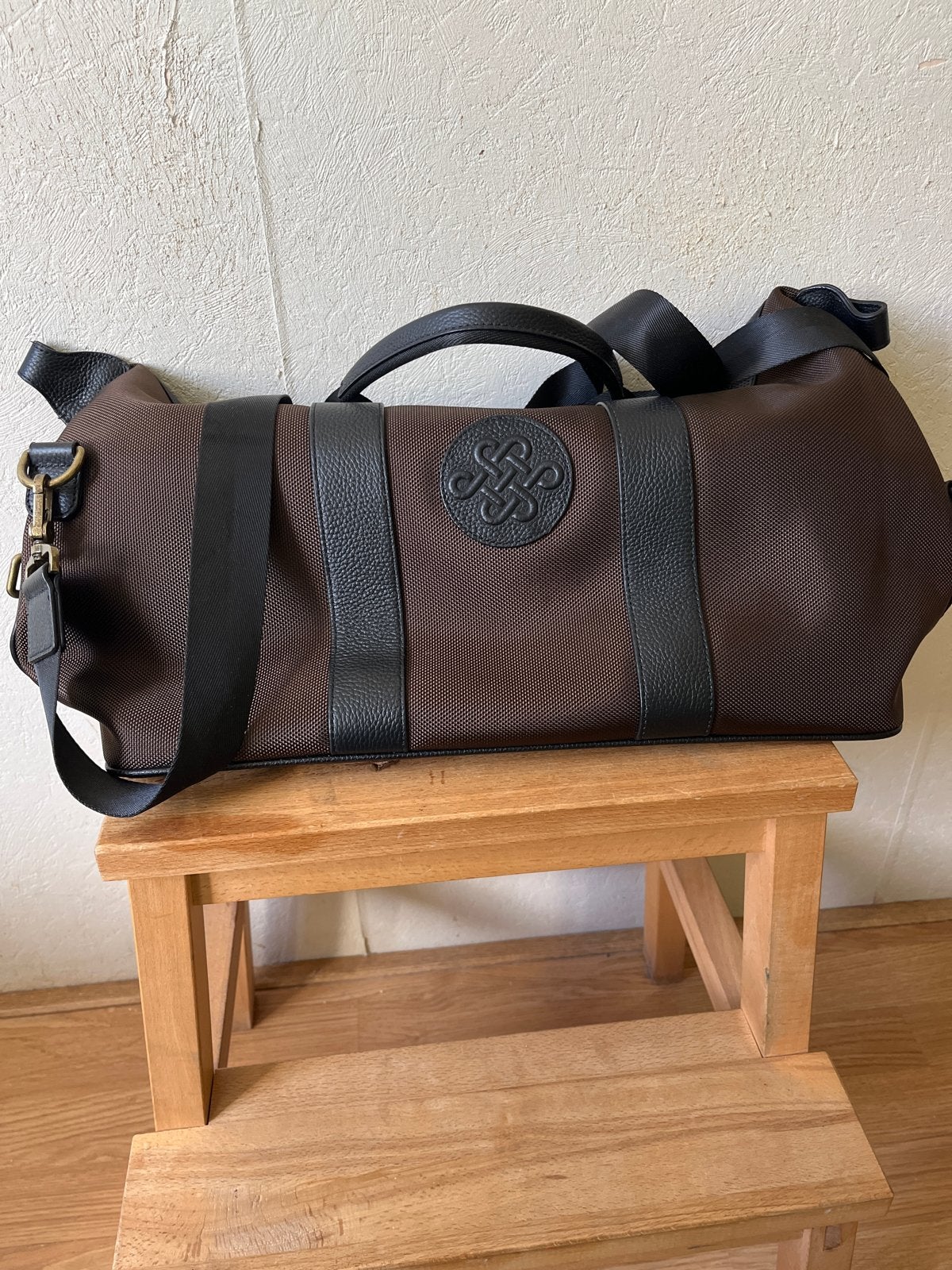 Rituals weekendtas / reistas bruin met zwart leer, 40 tot 60 cm, Bruin, Nieuw, Minder dan 20 cm