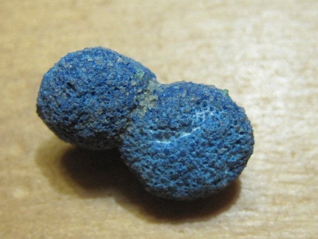 min. 8x bolletje ruwe edelsteen AZURIET (6), Verzenden, Mineraal
