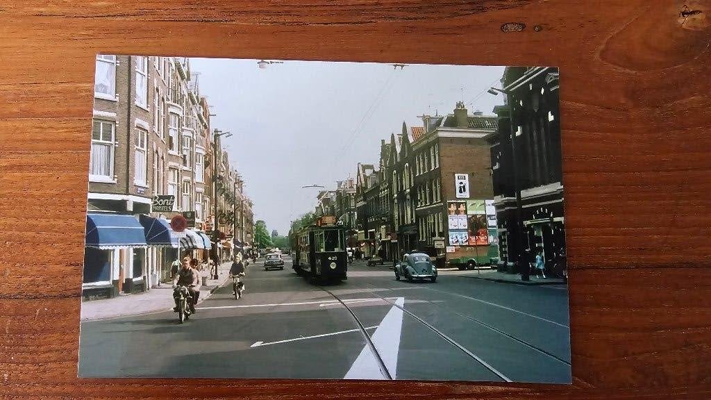 Foto TRAM GVB Amsterdam 420 Amstelveenseweg, Verzamelen, Ophalen of Verzenden, Gebruikt, Tram, Overige typen