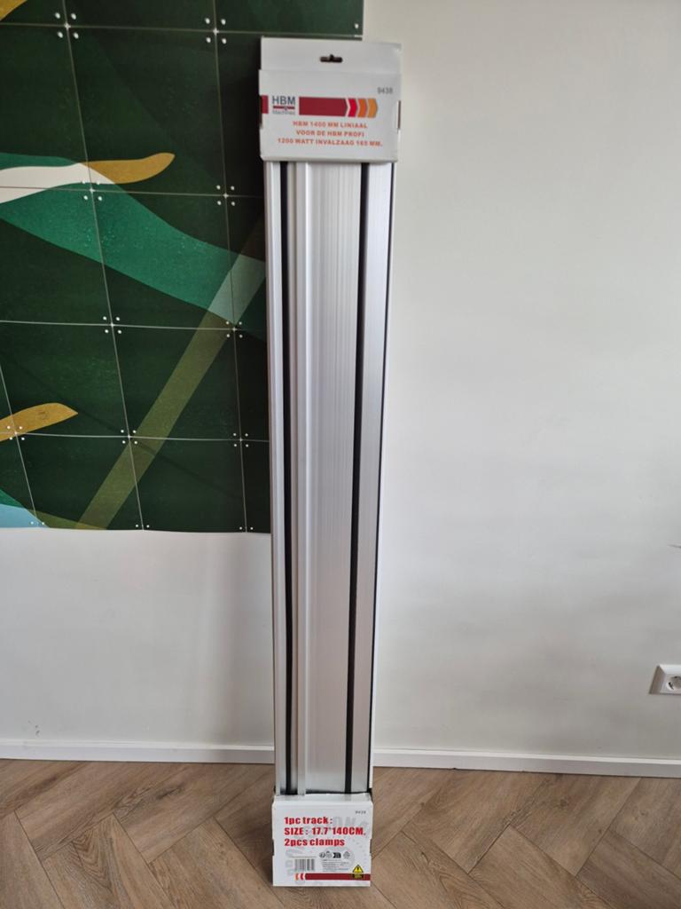 HBM/Parkside 1400 mm Liniaal voor Invalzaag, Doe-het-zelf en Verbouw, Gereedschap | Zaagmachines, Ophalen, Invalzaag, 70 mm of meer