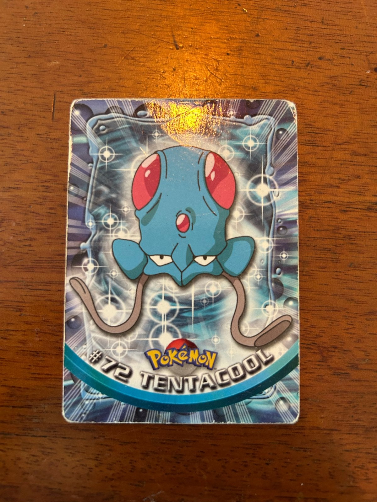 Vintage Pokémon Topps TV Animation Edition #72 Tentacool, Hobby en Vrije tijd, Verzamelkaartspellen | Pokémon, Ophalen of Verzenden