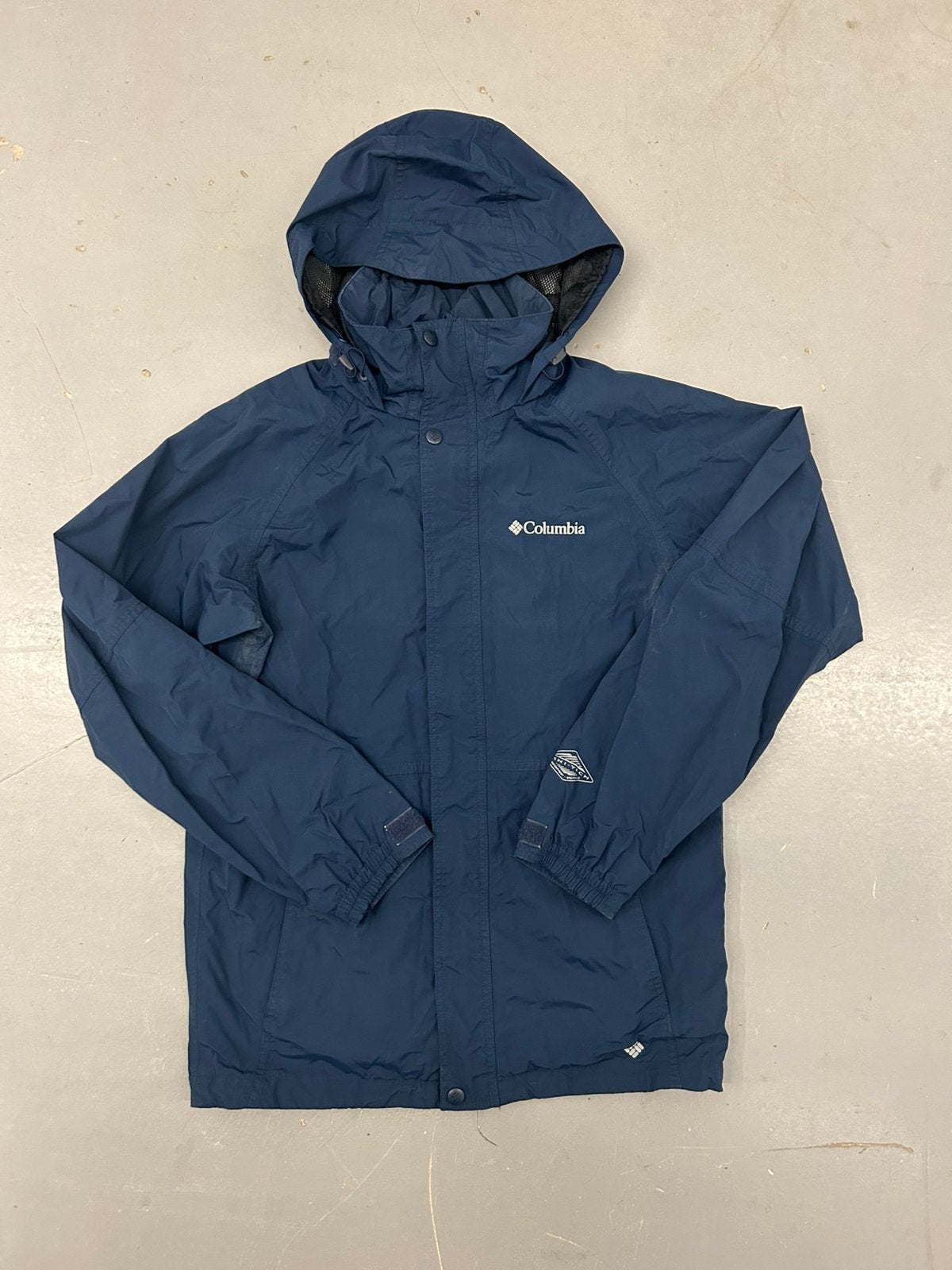 Columbia waterdichte jas blauw maat s, Ophalen of Verzenden, Zo goed als nieuw, Blauw, Algemeen